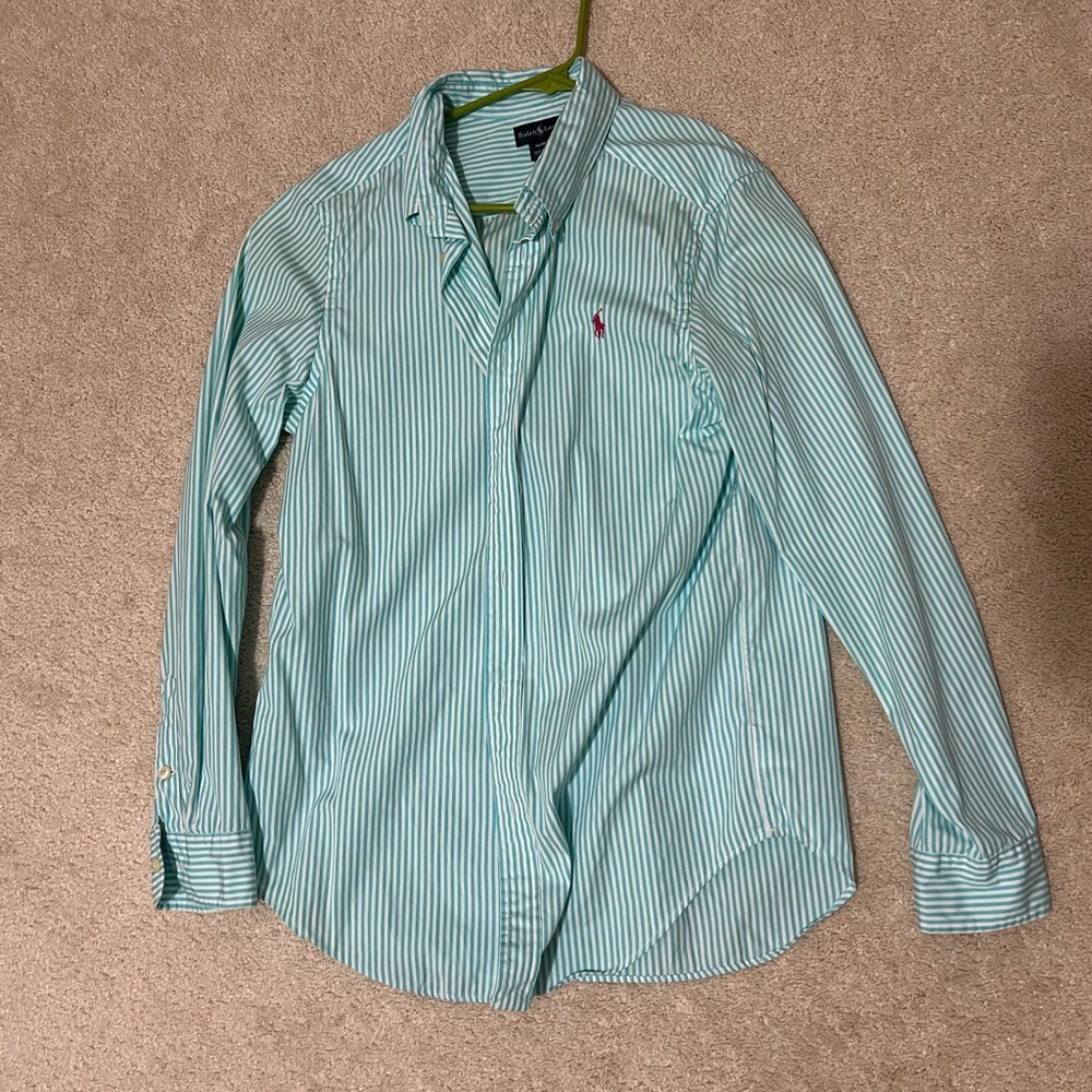 S Polo Ralph Lauren Button Up Dress Shirt